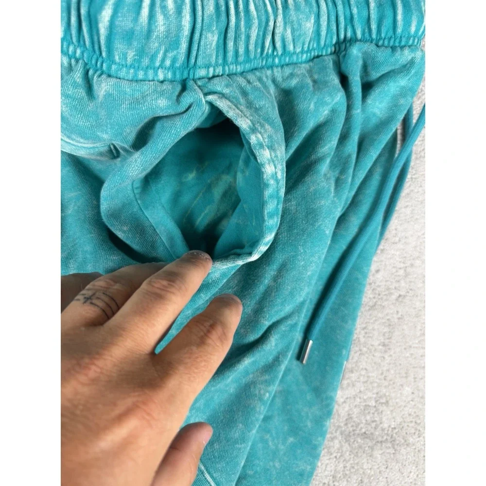 Jordan Essentials Washed Fleece Diamond Shorts Mens M Washed Teal DR3092-322 NWT